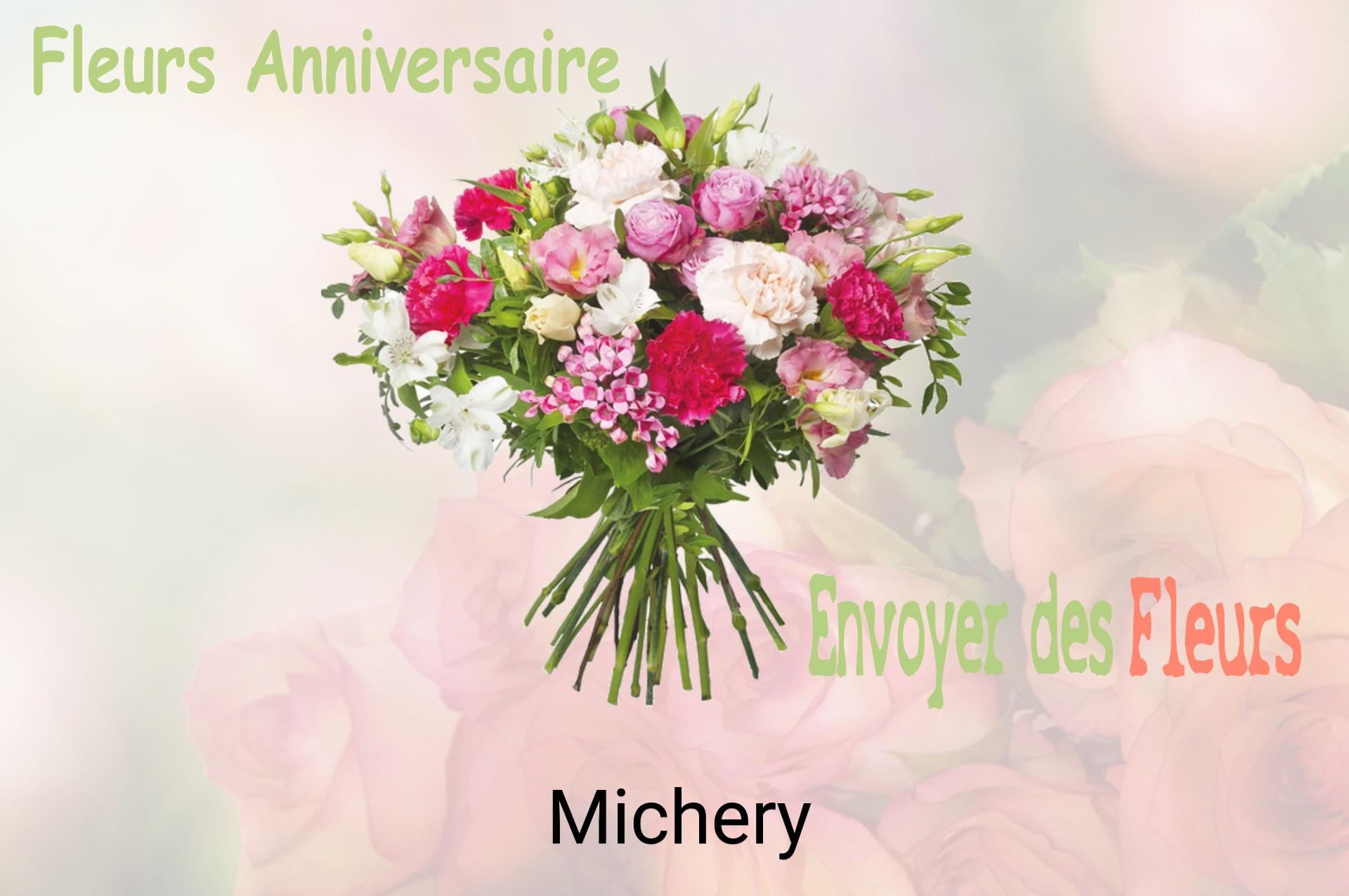 Bouquet de fleurs d’anniversaire livré à Michery